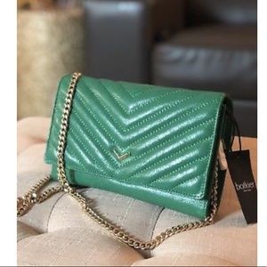 Botkier Soho Quilted Crossbody in Green